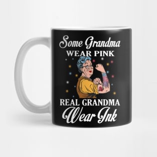 Some Grandma Wear Pink Real Grandma Wear Ink Tank Mug